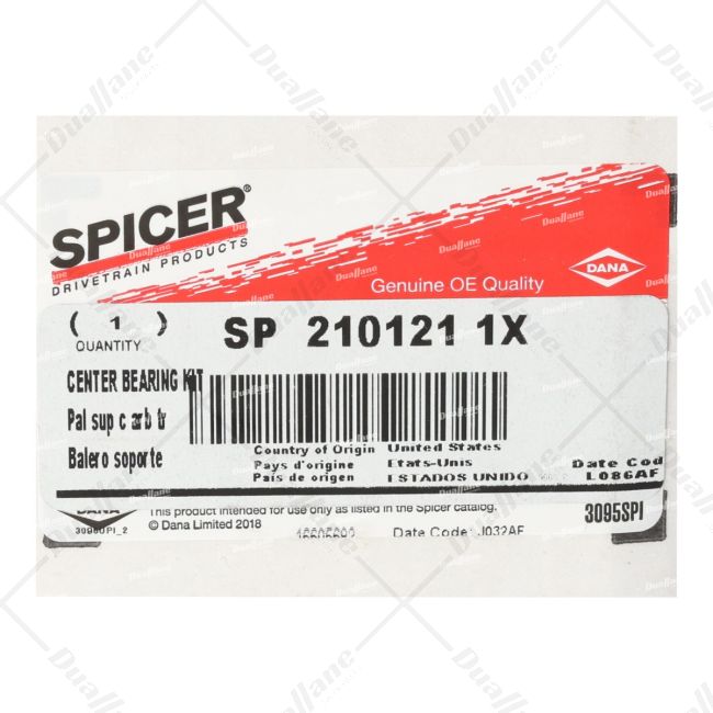 Buy Spicer Drive Shaft Center Support Bearing | 210121 1X for only