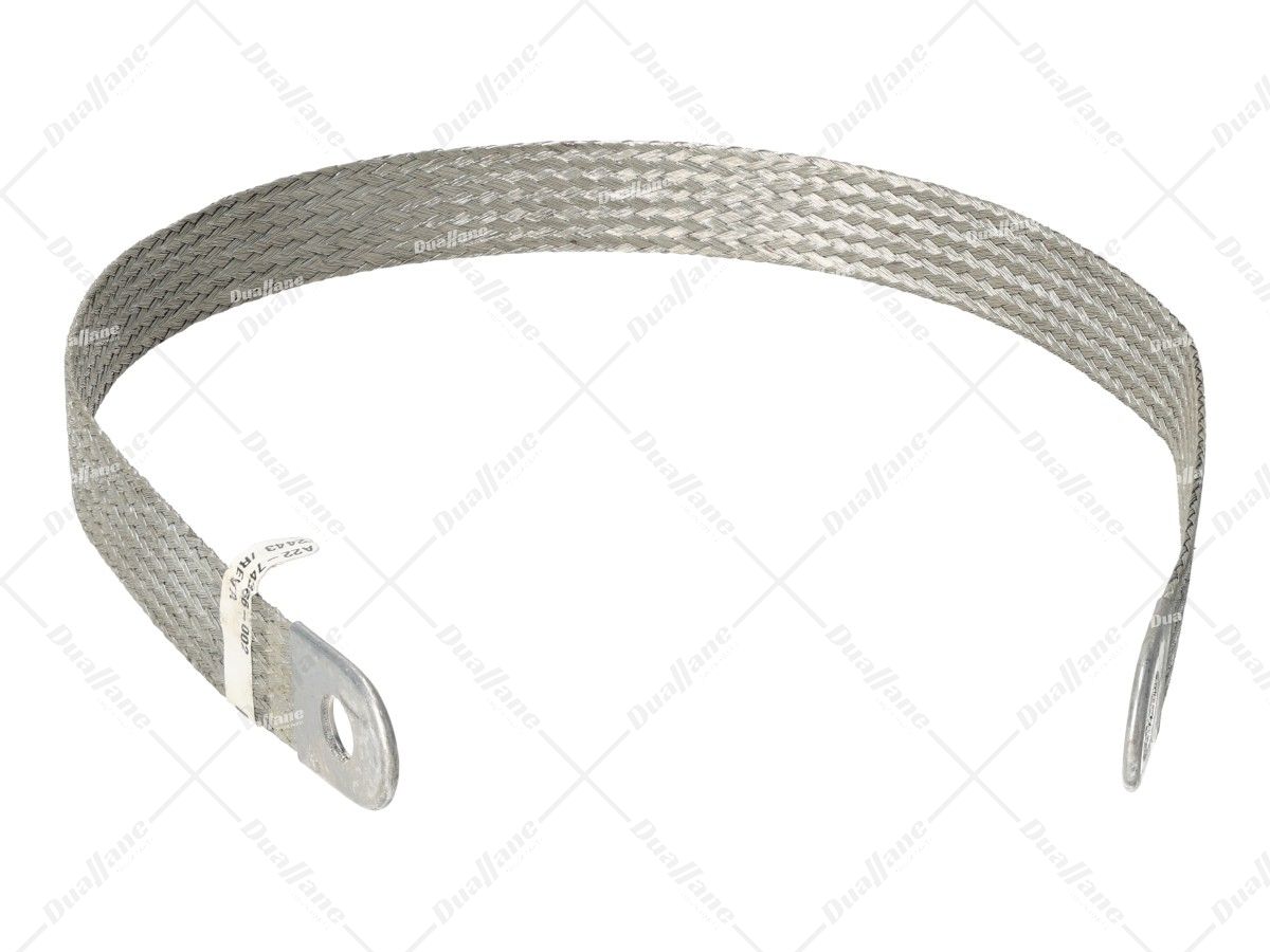ØØØØ（レイ）  BRAIDED MULTI CORD STRAP Copper Ground Strap 18in w/ 1/4in Ring Terminals ALL76328-18