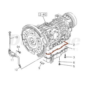 Isuzu NPR 2011-2015 Transmission Oil Pan Gasket | 8980840120